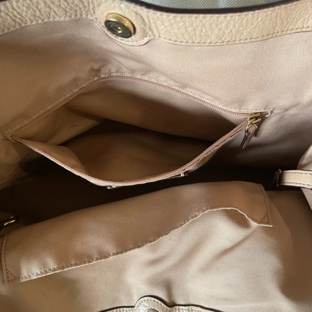 Coach Prairie satchel‎ pebble leather tan